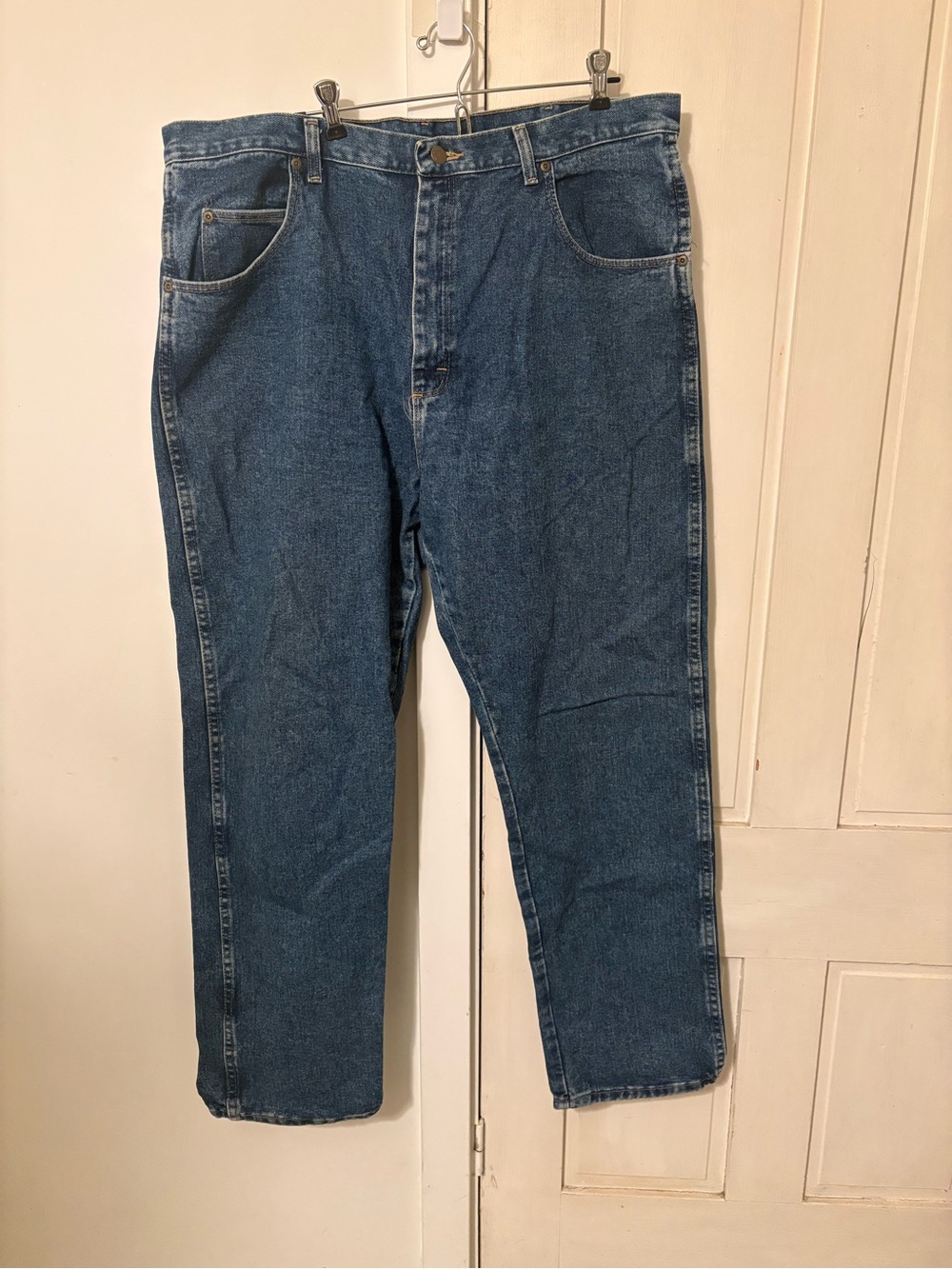 Wrangler Men's Bootcut Dark Blue Denim Jeans- New Without Tags